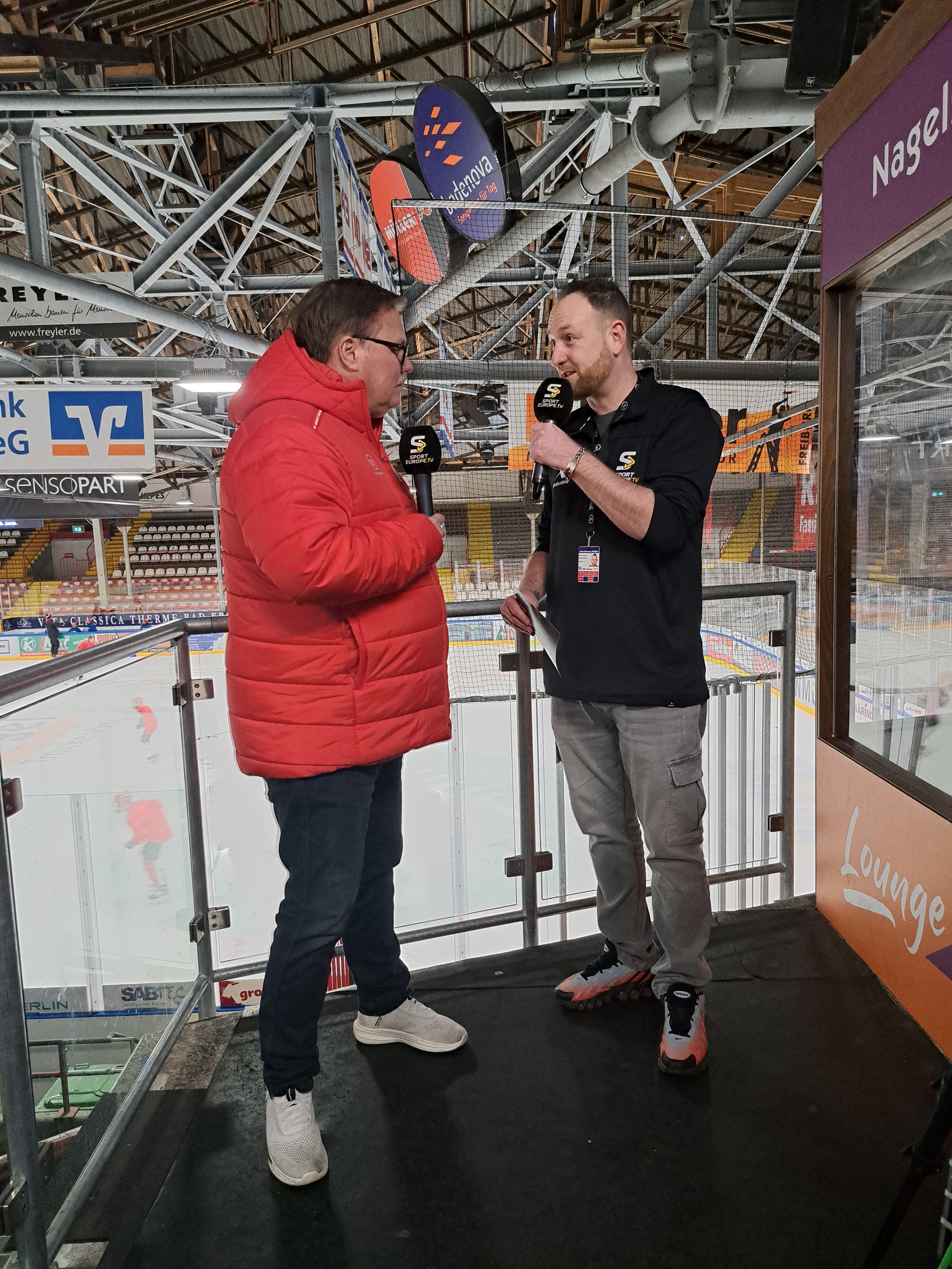 Alexander Blattmann bei einer SportEurope.TV Übertragung